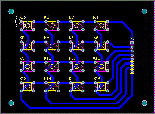 PCB图绘制完成